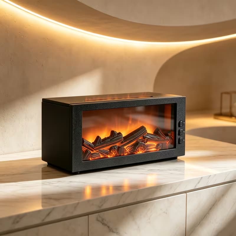 Diffuseur Effet Flamme – Brume et Lumière d’Ambiance