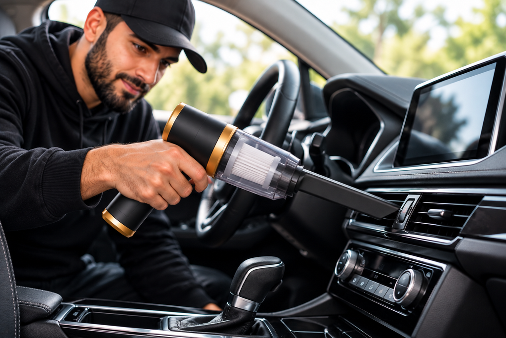 Aspirateur Souffleur Sans Fil 2-en-1 – Spécial Voiture et Maison